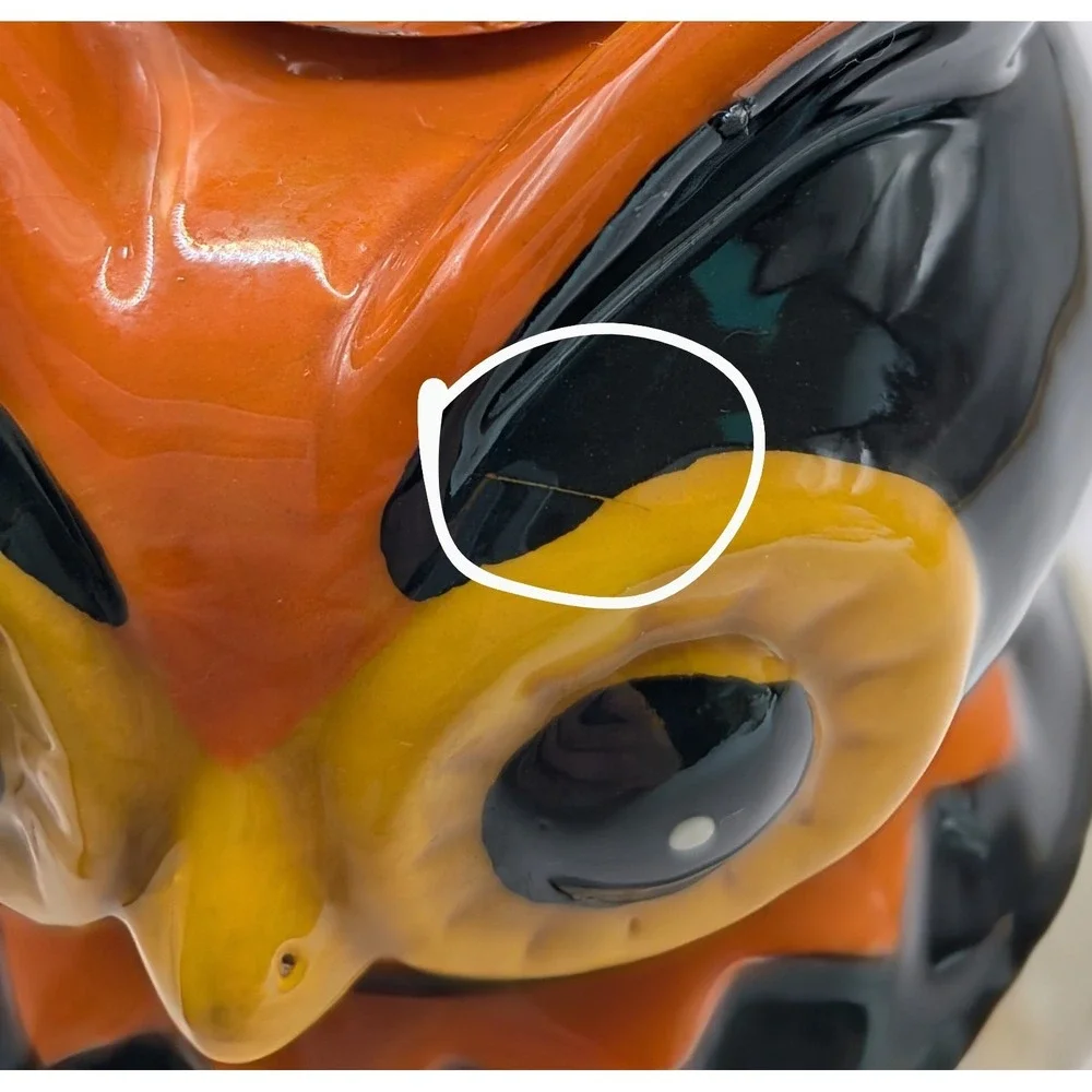 Halloween Johanna Parker Owl On A Cupcake‎ Ceramic Soap Dispenser And Creamer